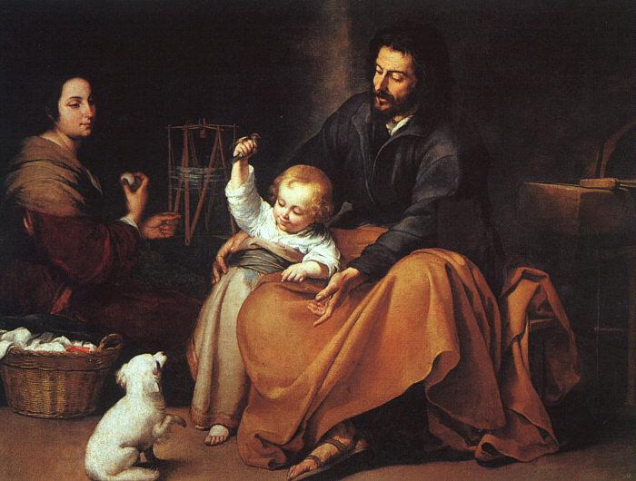 Bartolome Esteban Murillo The Holy Family  dfffg China oil painting art